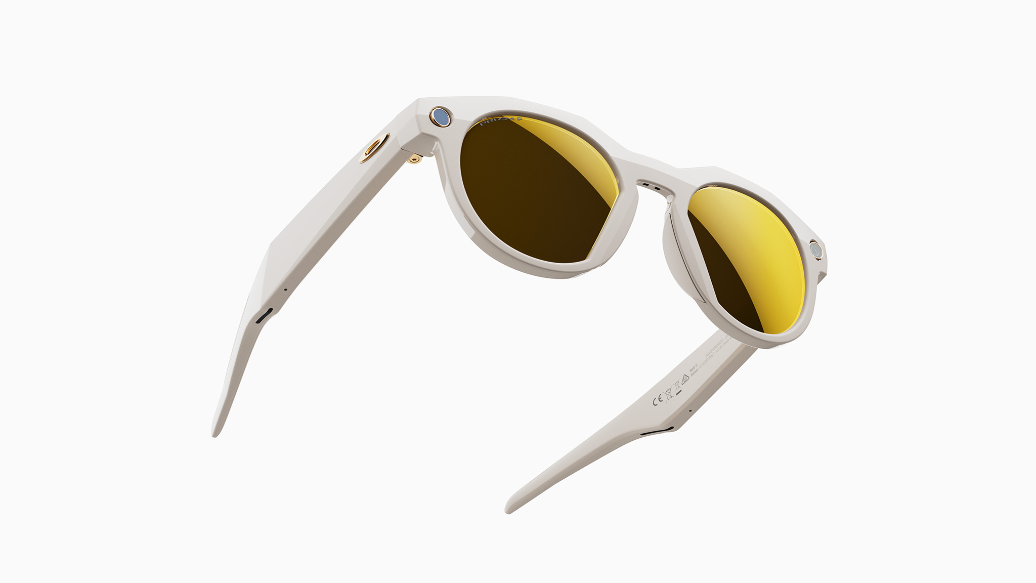 An official product render of Oakley Meta HSTN smart glasses
