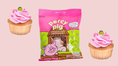 percy pig muffins
