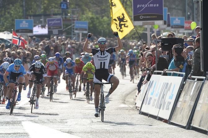 Marcel Kittel (Giant-Shimano) wins the 2014 Scheldeprijs