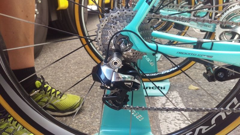 Shimano Dura Ace Di2 is the drive train of choice for Gesink