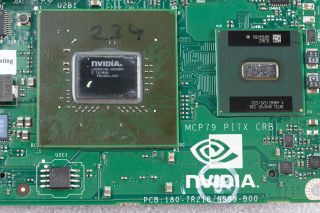 Here, the GeForce 9400M and the Atom CPU. That’s a lot of space saved!