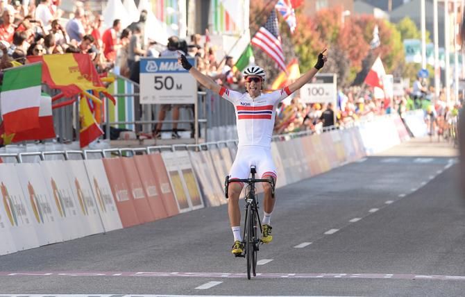 Sven Erik Bystrom (Norway) takes a solo win at Worlds