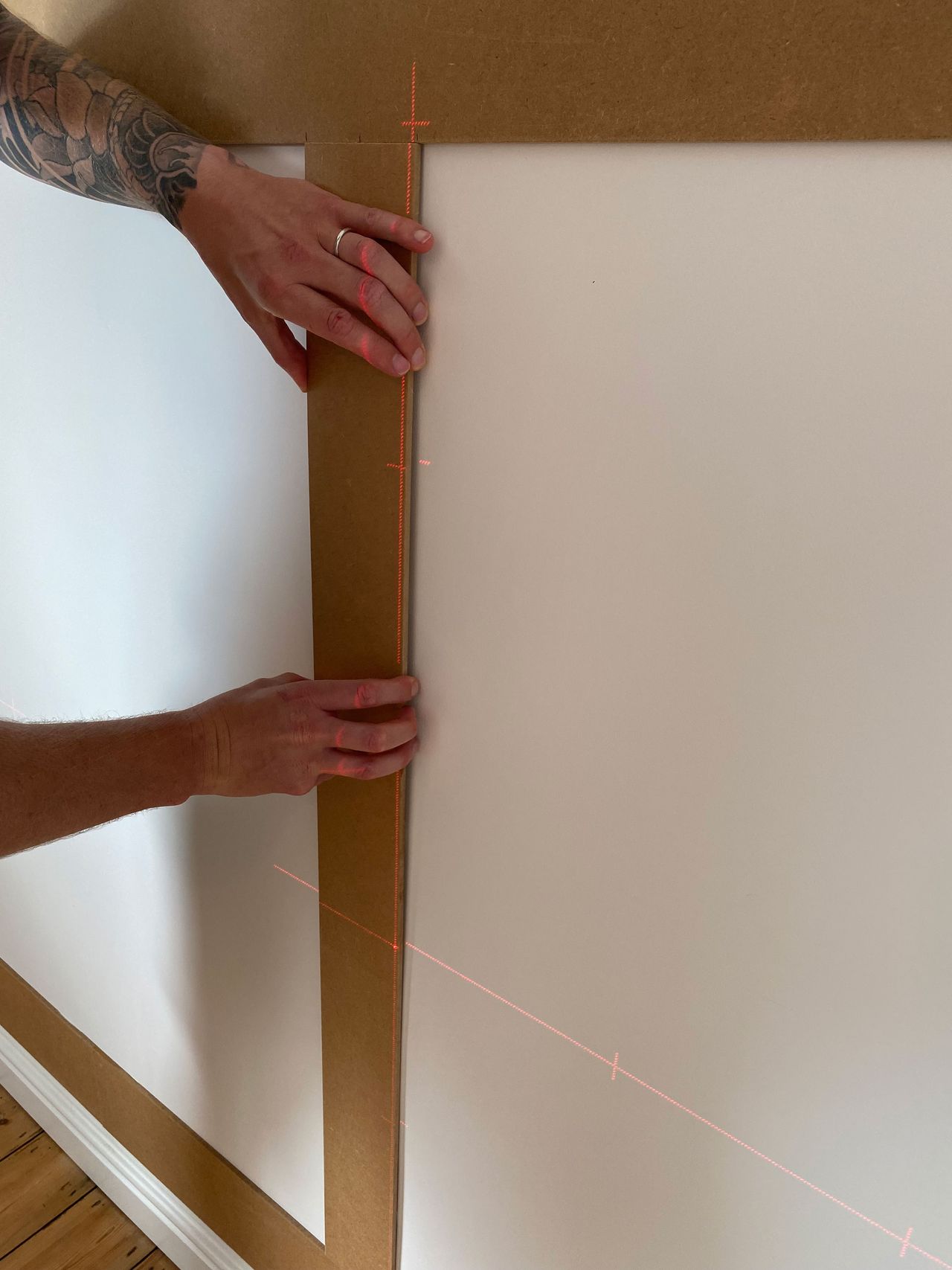 installing mdf wall panelling