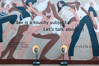 Let’s Talk About It mural by Lola Brooklyn