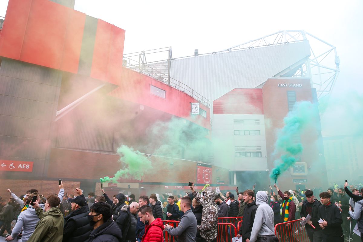 Manchester United fan protest – Old Trafford