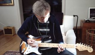 Eric Clapton plays a 2014 Fender Custom Shop Stratocaster