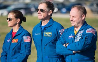 NASA astronaut Nicole Mann, Boeing astronaut Chris Ferguson and NASA astronaut Mike Fincke will fly on Boeing Starliner's first crewed mission.