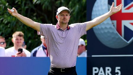 Justin Rose at the British Masters