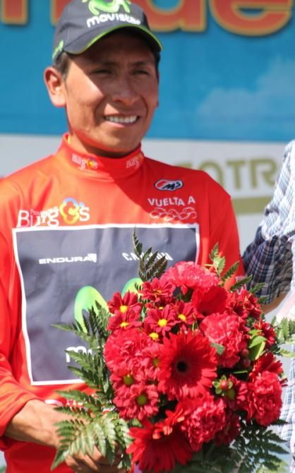 Nairo Quintana is the leader of the Mountains classification. He took also the purple leader's jersey