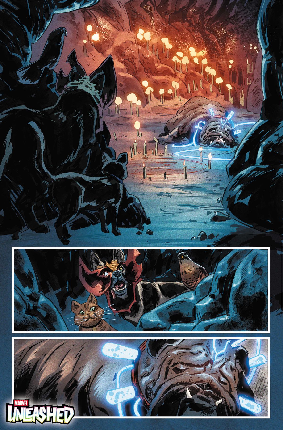 Pages from Marvel Unleashed #1.
