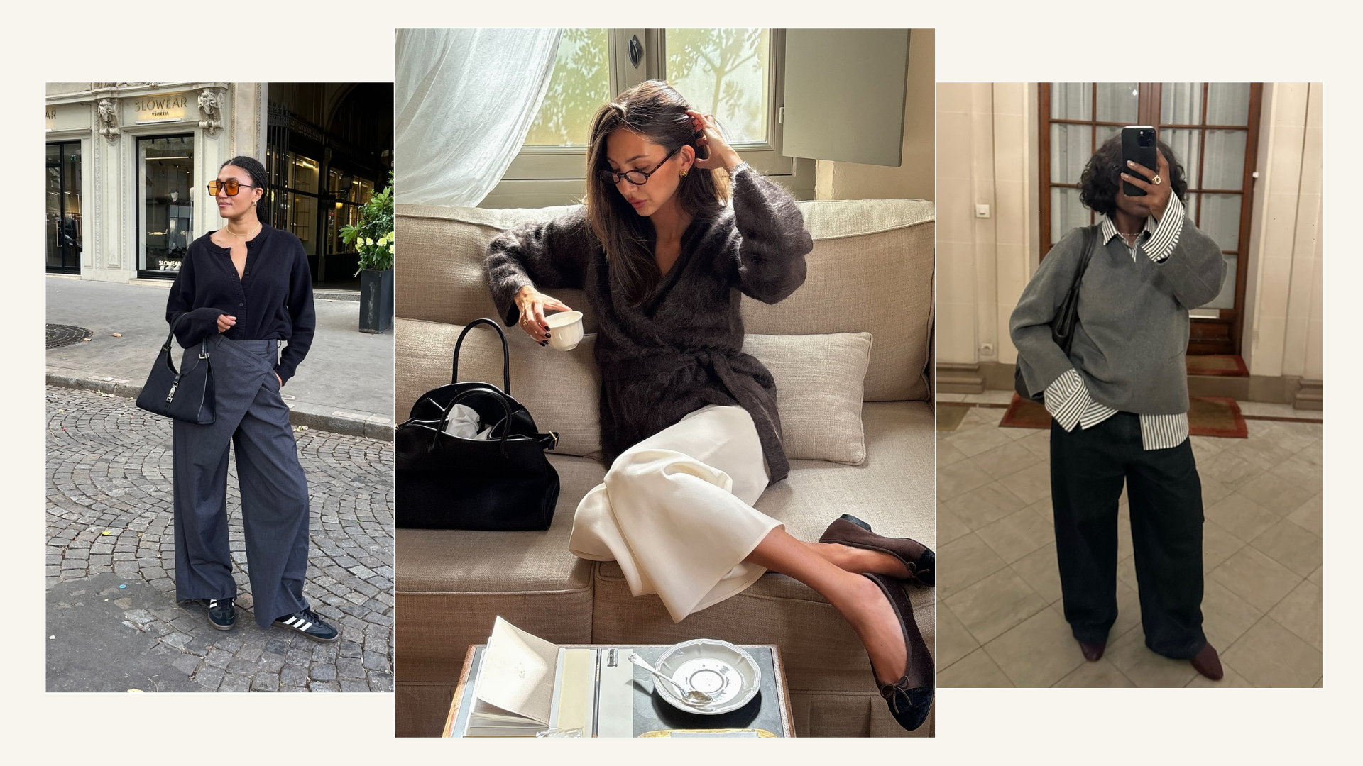 French girl knitwear outfits