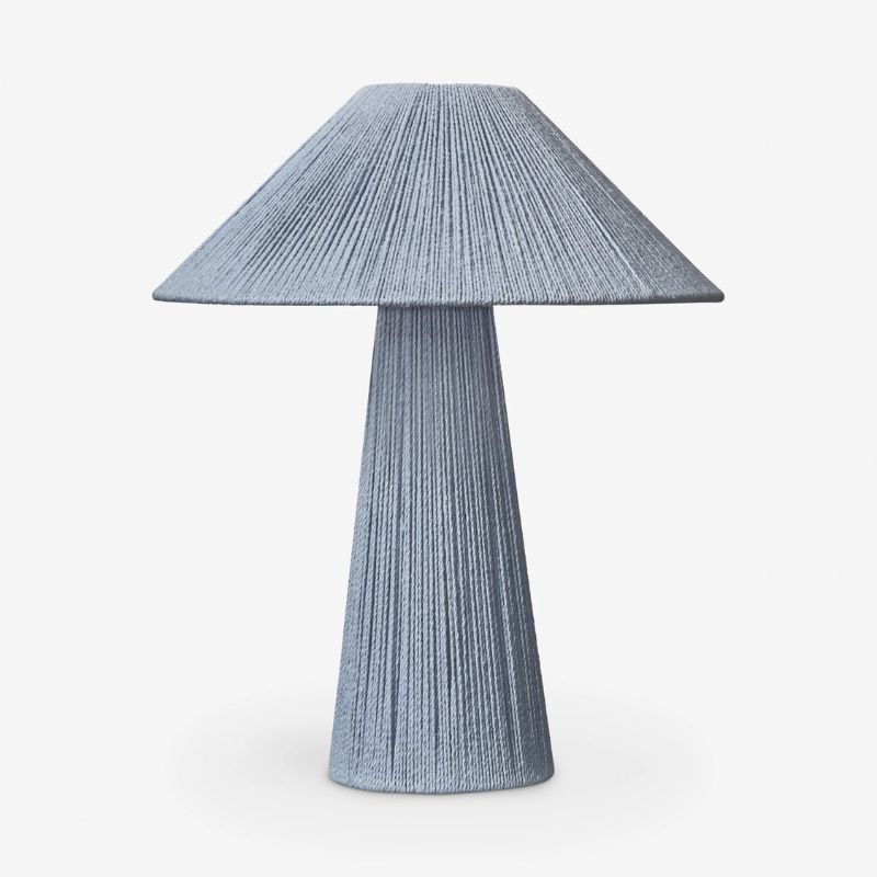 powder blue table lamp
