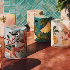 Range of side tables from Anthropologie in lots of colours and designs