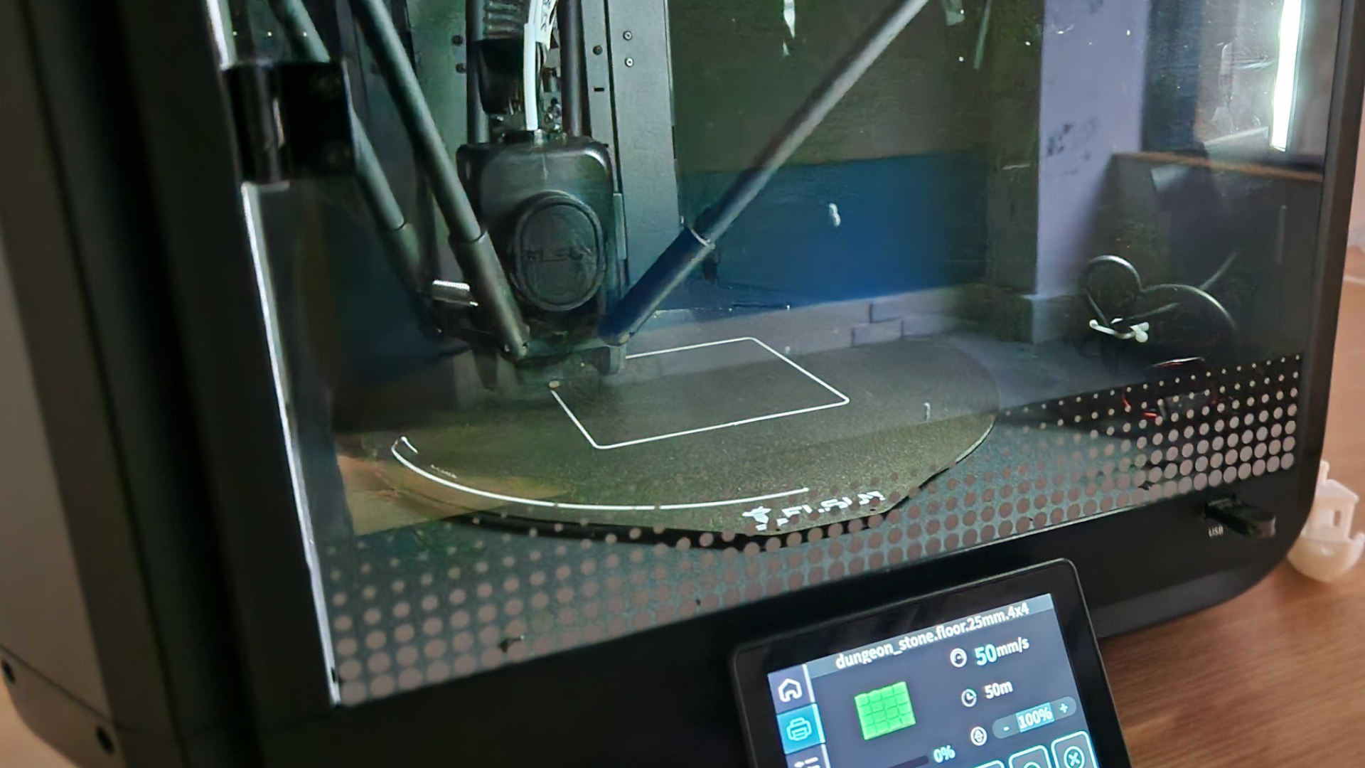 FLSUN T1 printer at work