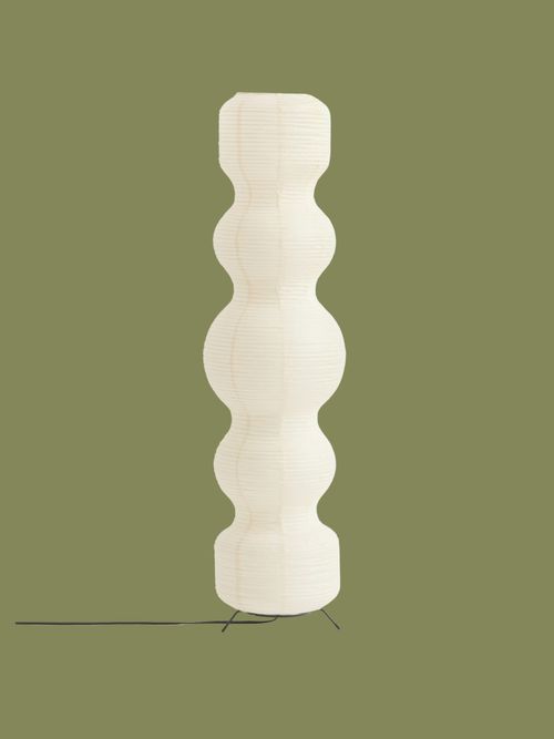 Rice paper floor lamp
