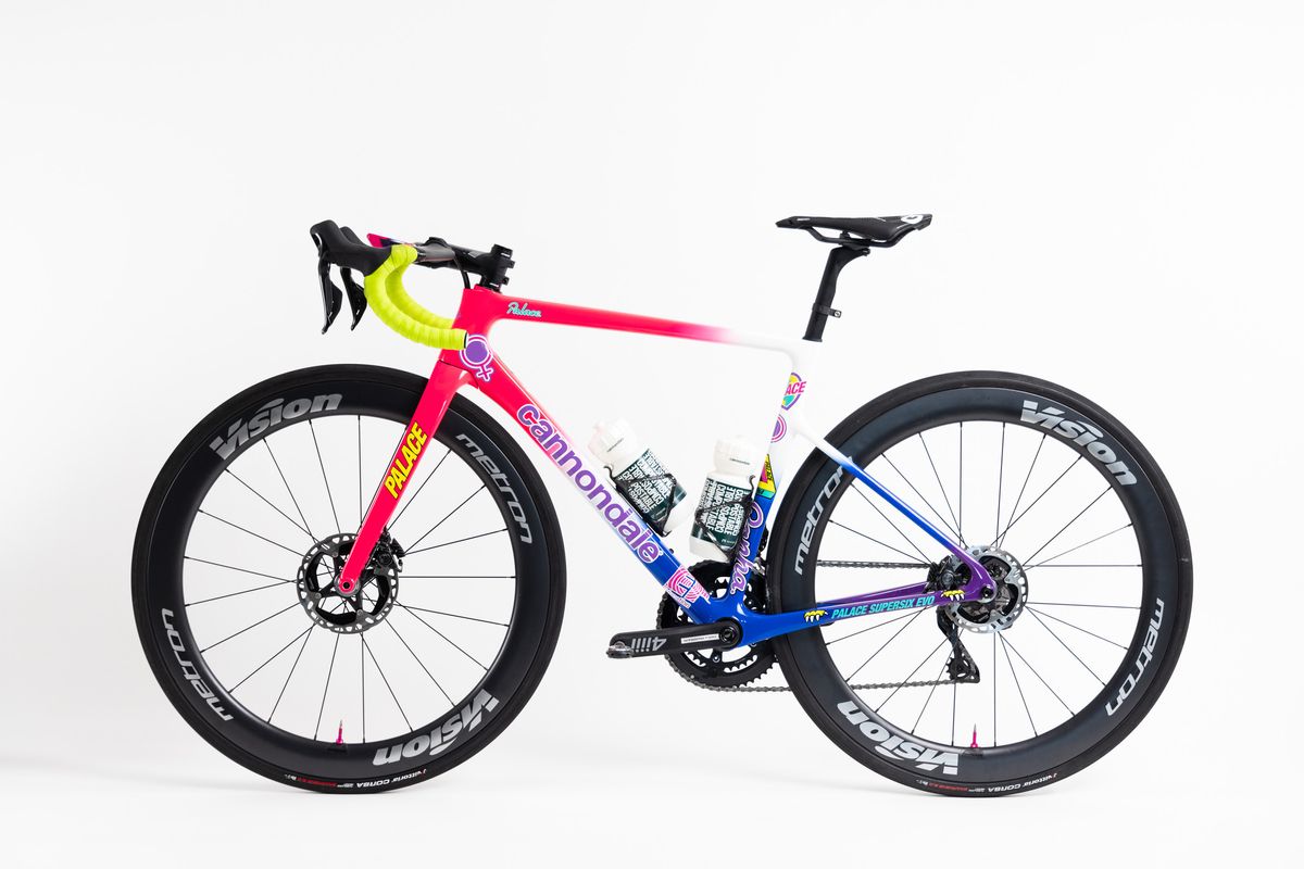 EF's new Cannondale bikes, complete with Palace design