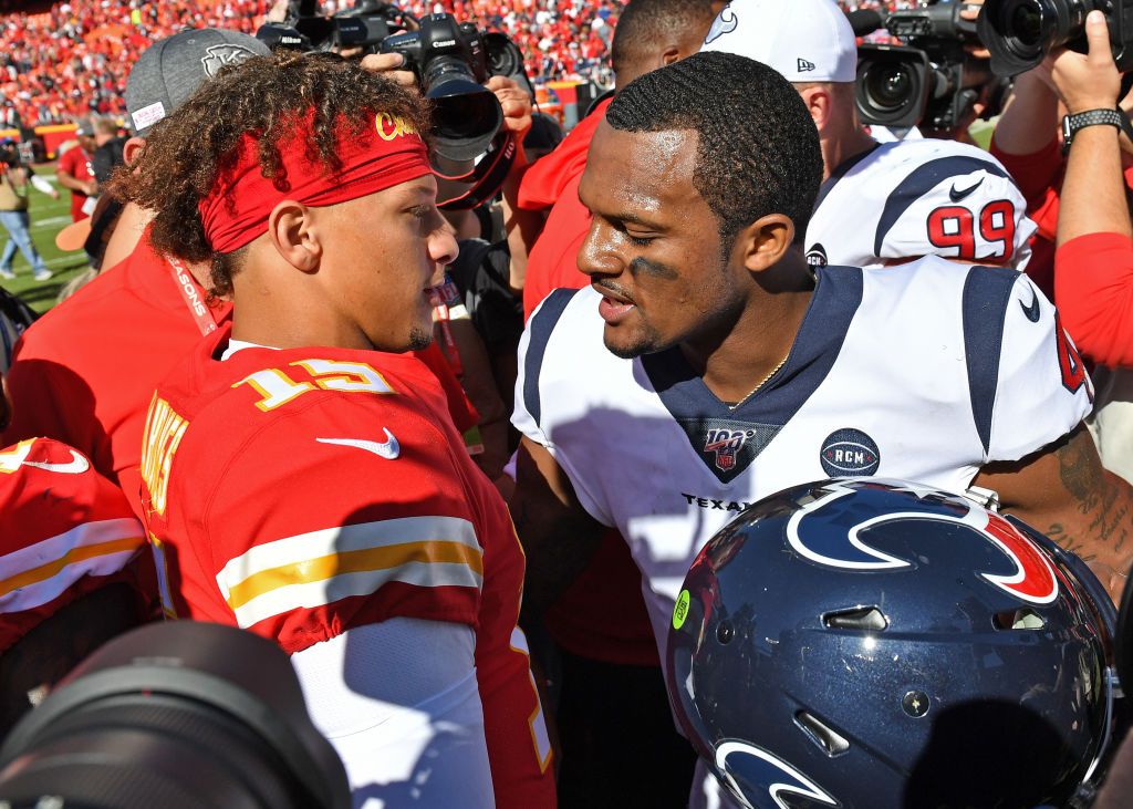 Deshaun Watson and Patrick Mahomes.