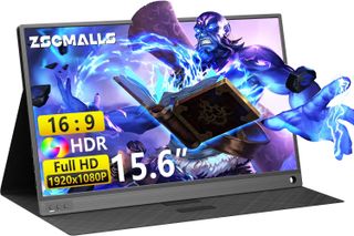 ZSCMALLS 15.6 inch Full HD portable monitor with case.