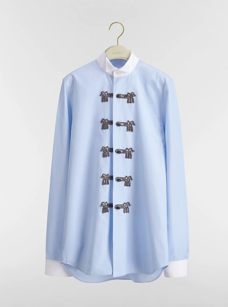Dior, Embroidered Blouse With Brandenburg Closure