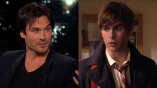 Iam Somerhalder on Jimmy Kimmel Live and Chace Crawford as Nate on Gossip Girl.