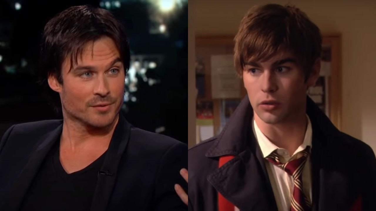 I'm Somerhalder on Jimmy Kimmel Live and Chace Crawford as Nate on Gossip Girl.