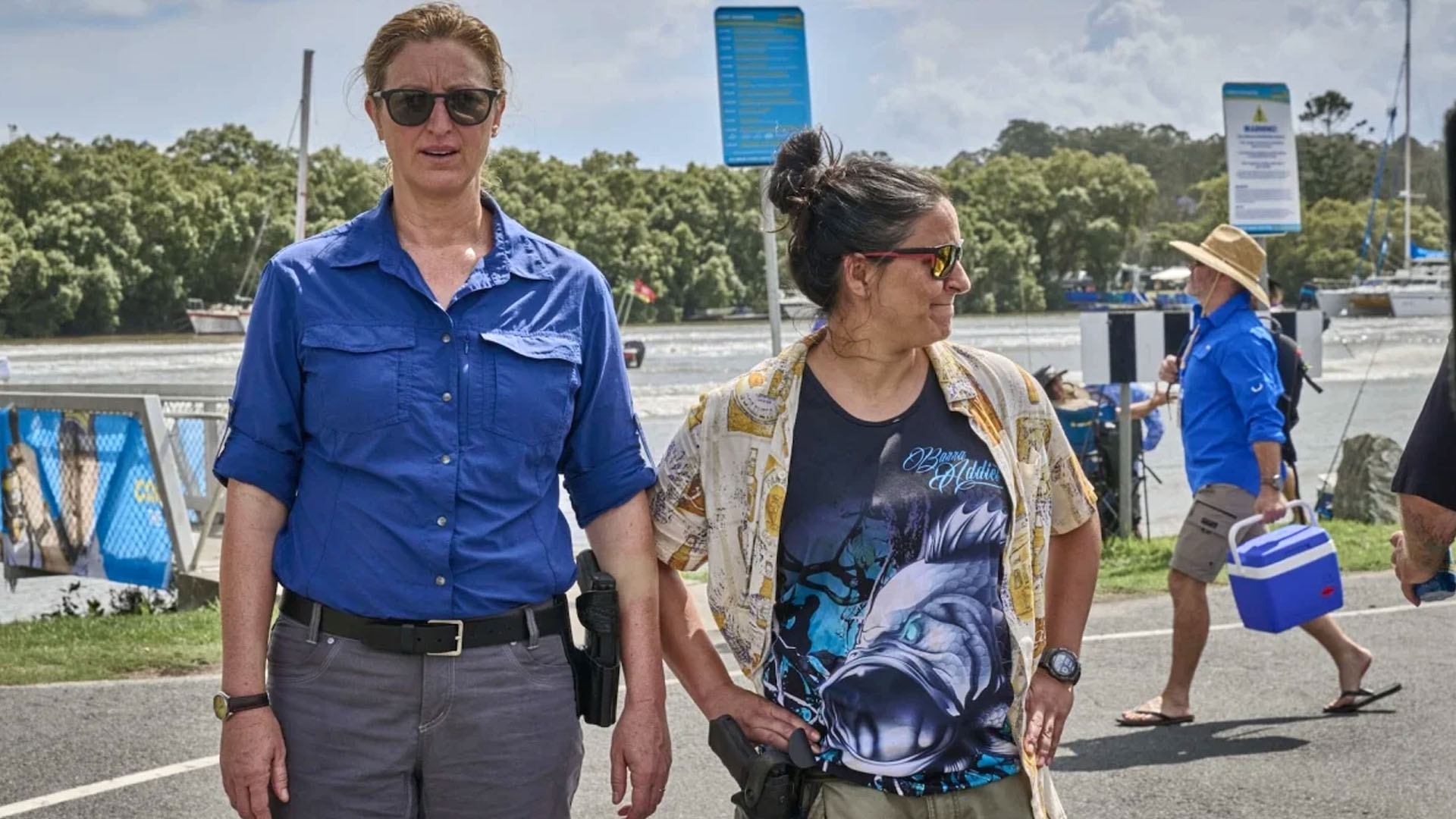 The protagonists of Deadloch season2.