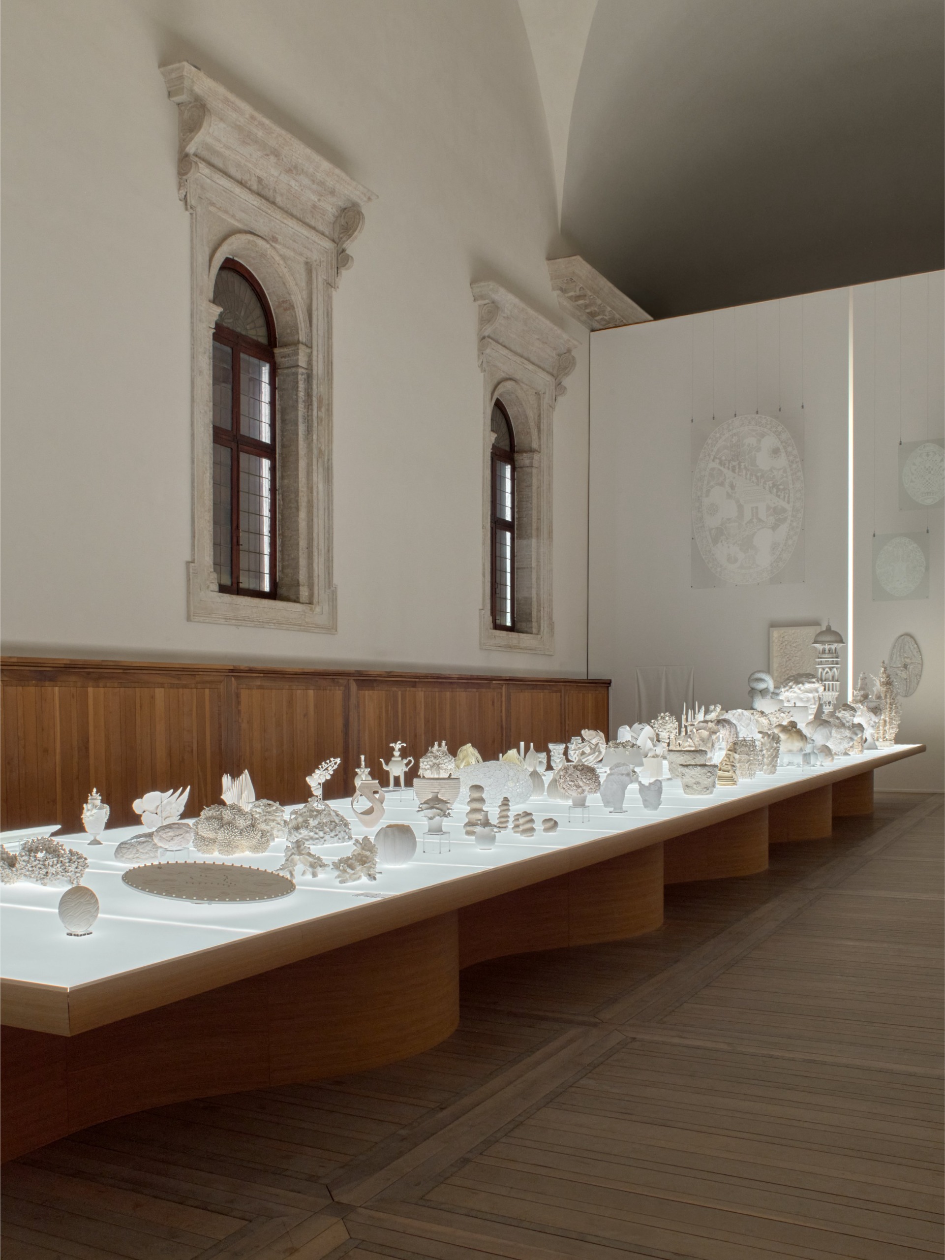 Installation view of Homo Faber 2026 by Es Devlin