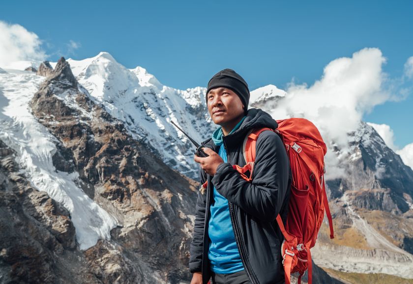 Sherpa in the Himalayas