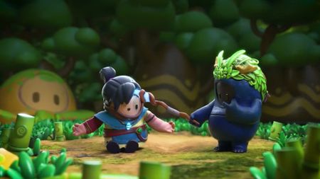 Fall Guys and Kena: Bridge of Spirits crossover