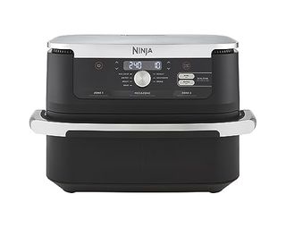 Ninja Foodi Flexdrawer Air Fryer, Dual Zone With Removable Divider, Large 10.4l Drawer, 7-In-1, Air-Fryer Uses No Oil, Air Fry, Roast, Bake, Max Crisp, Non-Stick Dishwasher Safe Parts, Black Af500uk