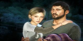 Joel and Sarah in one of the most emotional scenes in The Last Of Us