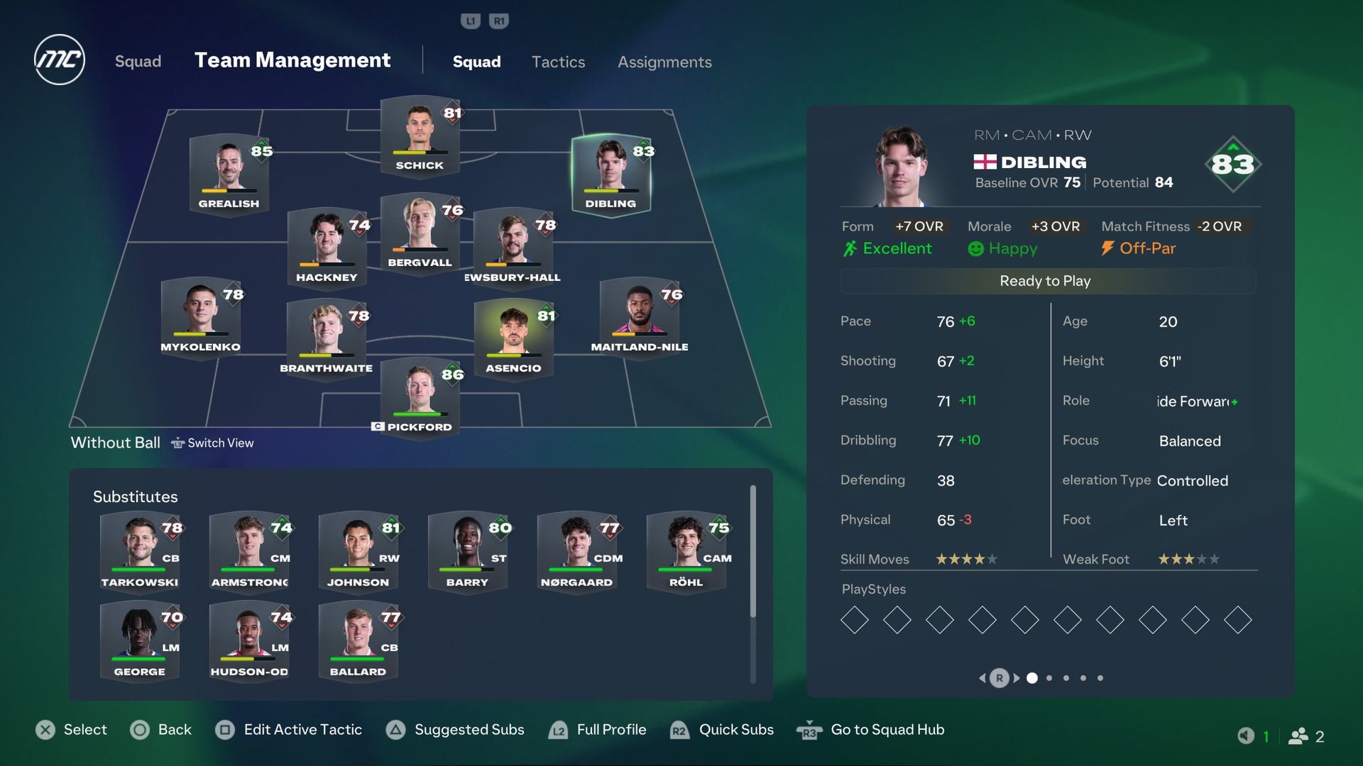 Screenshots from EA Sports FC 27