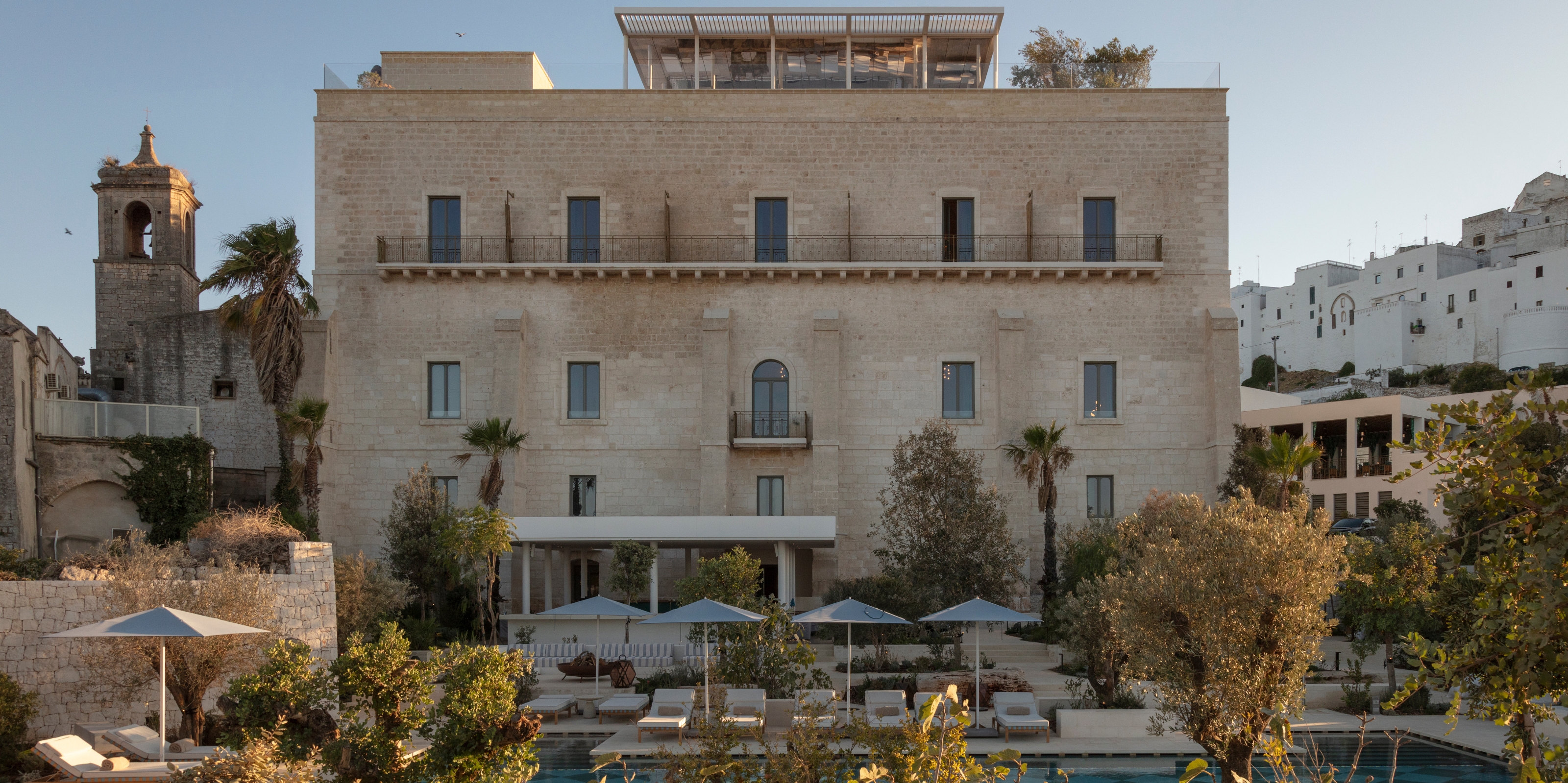Once a Convent, Later a Tobacco Factory, This 14th-Century Building in Puglia's 'White City' Is Now an Oasis of Contemporary Hotel Design