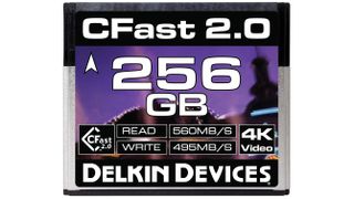 Best CFast card: Delkin Devices Cinema CFast 2.0 card
