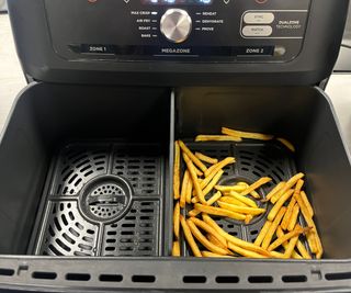 French fries in the Ninja Foodi FlexBasket Air Fryer.
