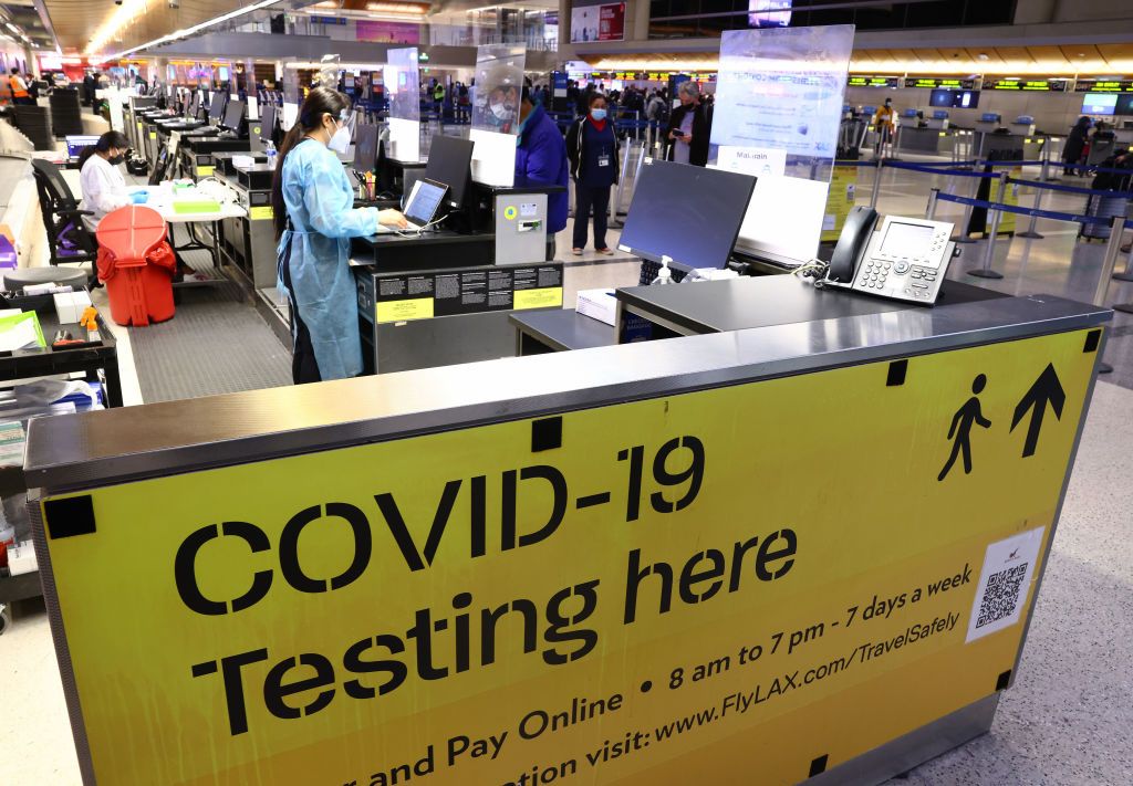 COVID tests at aiports