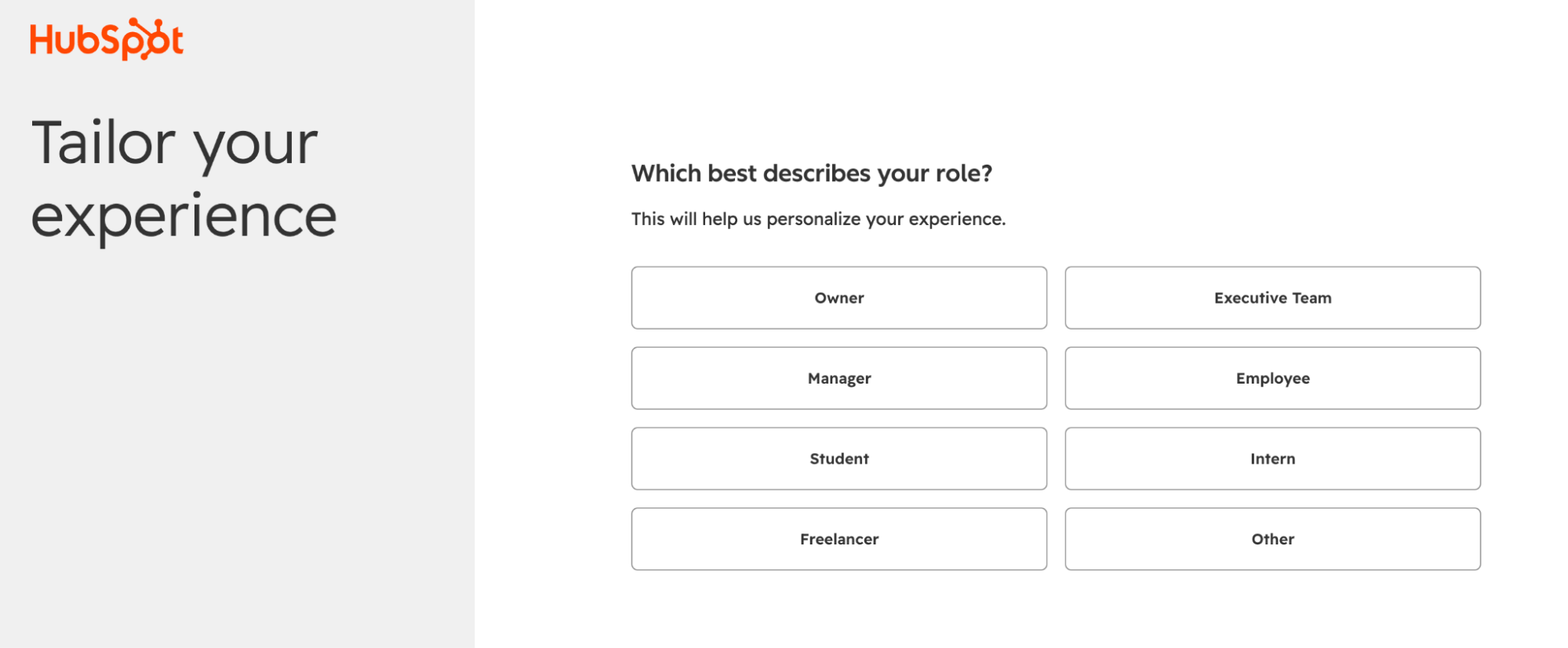 hubspot aeo setup role