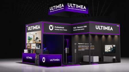 Ultimea Skywave X100 booth at CES 2026