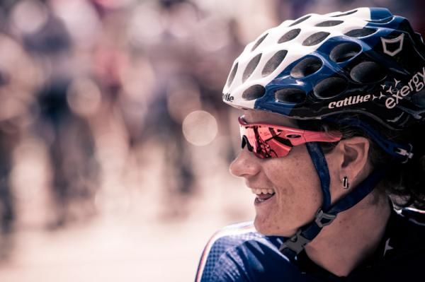 Theresa Cliff-Ryan (Exergy) ready to go at the start.