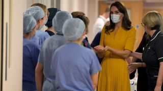 Catherine, Princess of Wales visits the Royal Surrey County Hospital's Maternity Unit