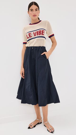 Evelyn Windbreaker Bubble Skirt