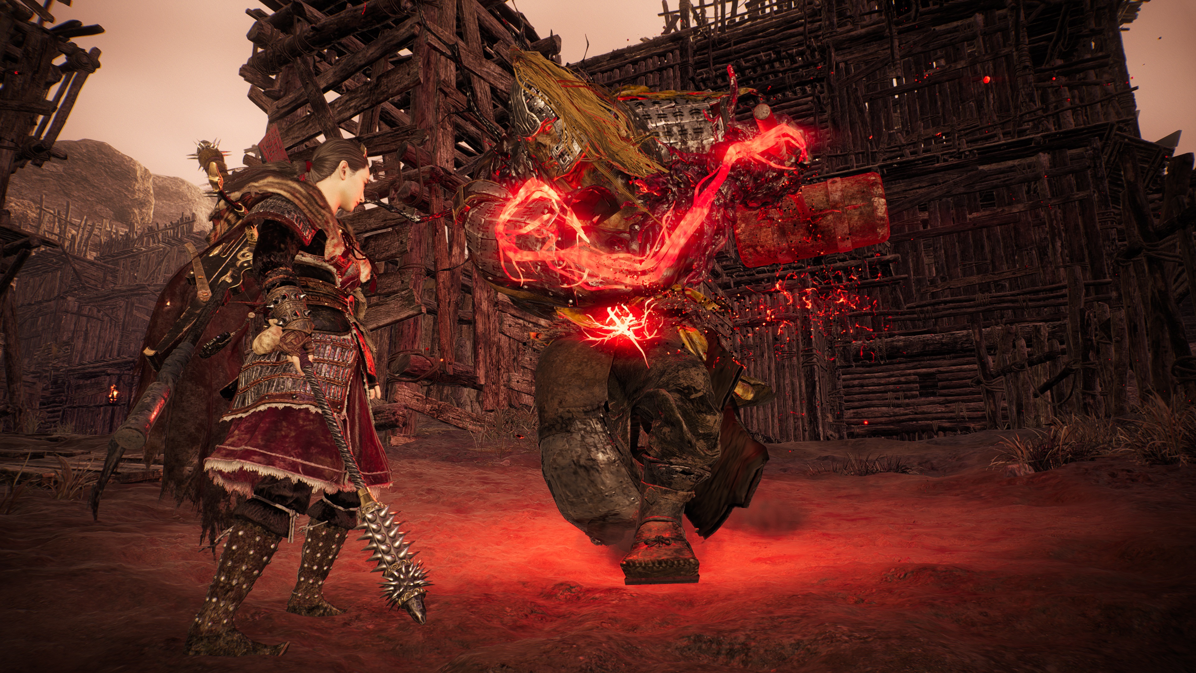 Wo Long: Fallen Dynasty in-game screenshot of an enemy performing a Critical Blow taken in Photograph Mode