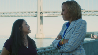 Robin Roberts (right) hosts all three episodes of "Murder Has Two Faces"