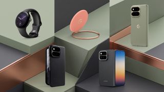 A selection of Pixel 11 Pro Fold accessories.