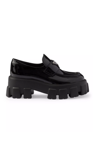 PradaMonolith Patent Leather Loafers