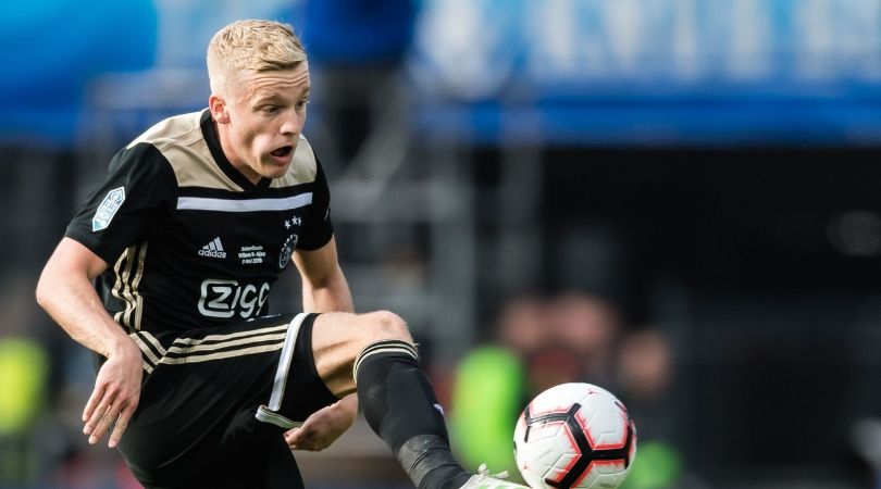 Tottenham looking to beat Barcelona for Ajax star Donny van de Beek