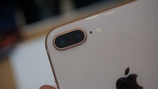 The dual-rear camera on the iPhone 8 Plus
