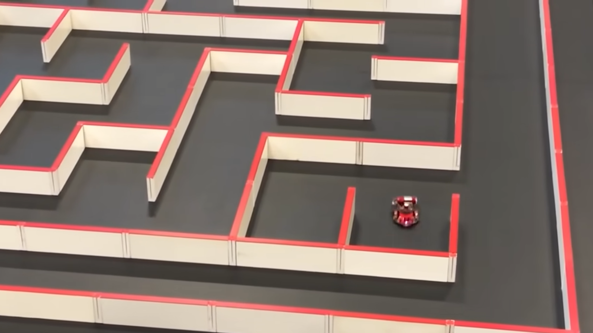 Here’s a great video of a robot mouse solving a maze
