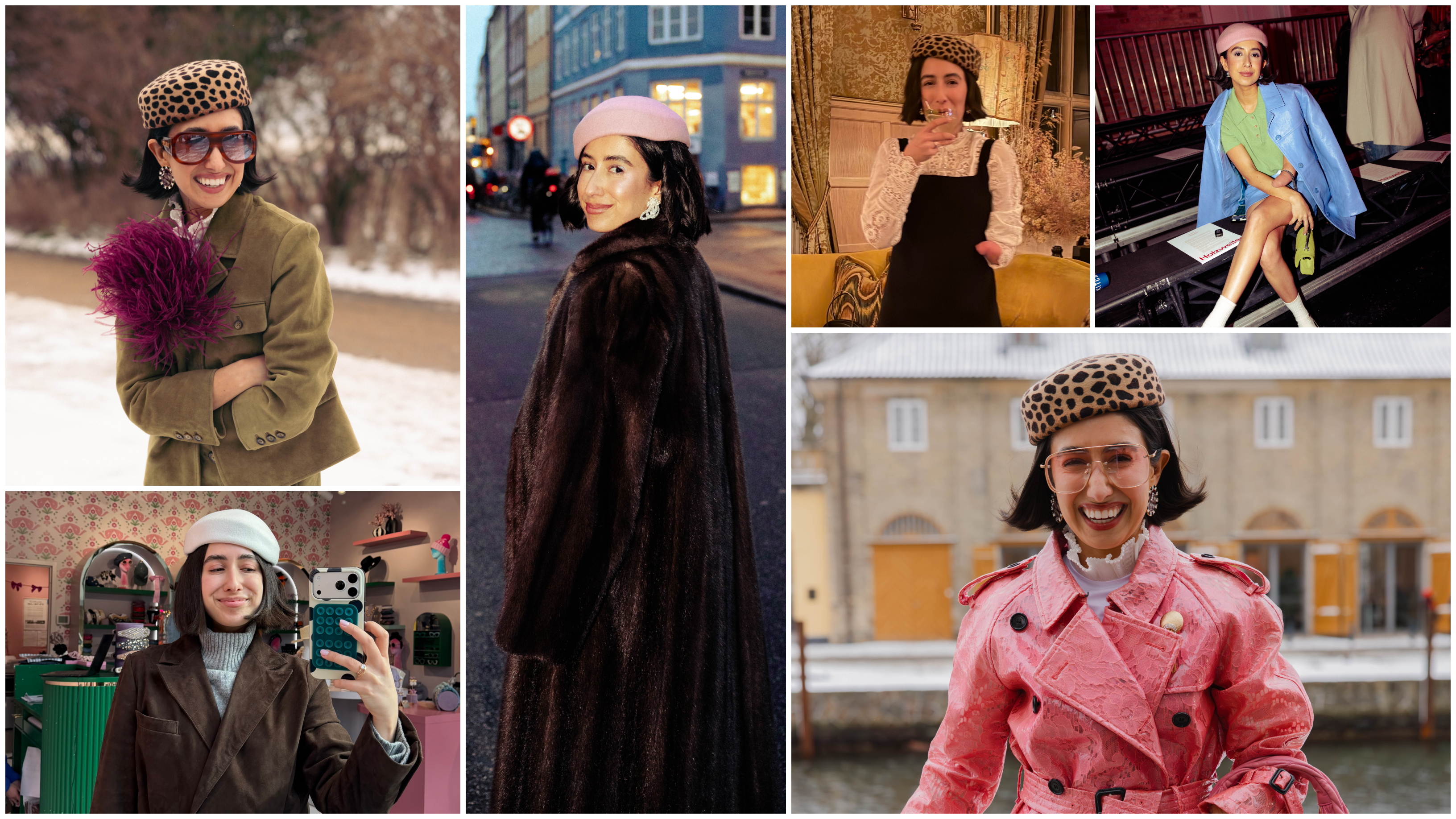 April Lockhart wearing hats