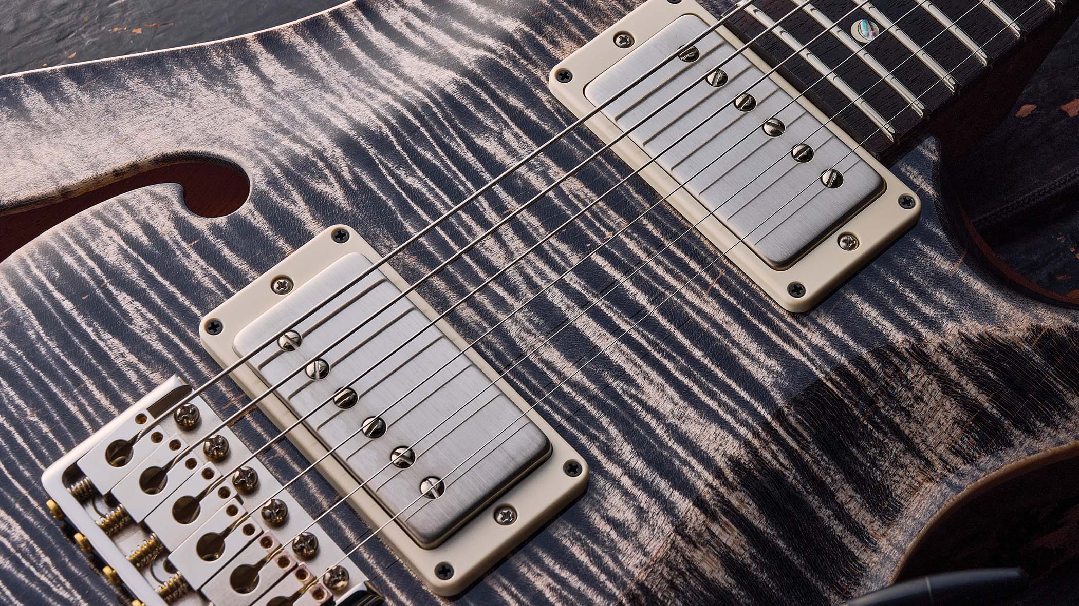 The PRS DGT Semi-Hollow Dave Grissom signature model